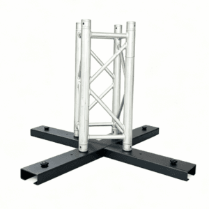 290*290 Aluminum Truss Display X Truss Base Plate Square Truss With Iron Base For Exhibition Truss Display